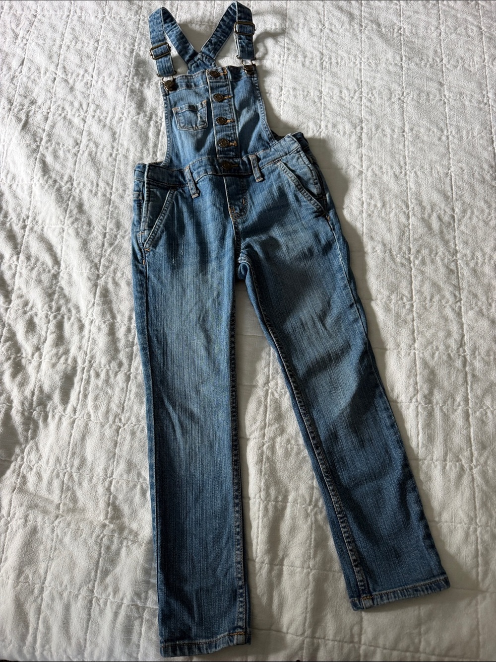 Classic GAPKidsBlue Denib Overalls for girls - Light Blue
